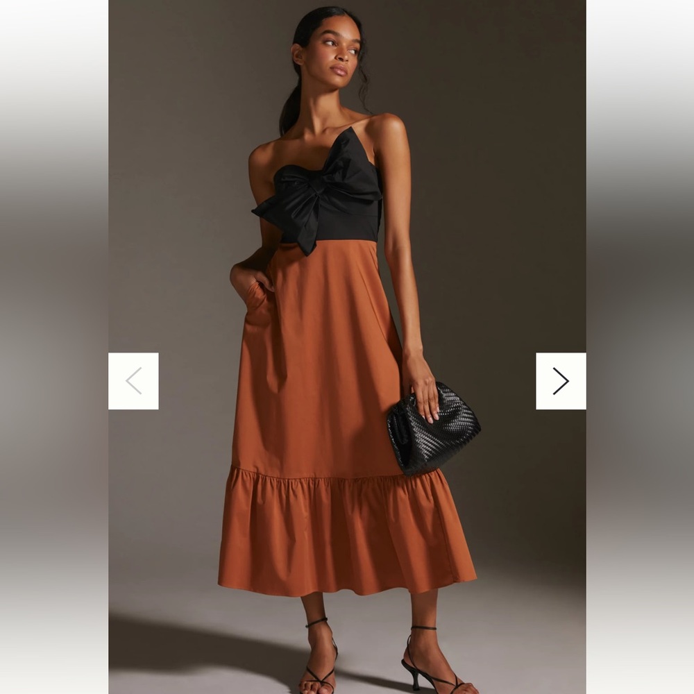 Hutch Bow-Tie Maxi Dress - Anthropologie